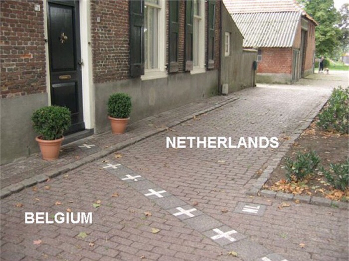 荷兰和比利时的国界线