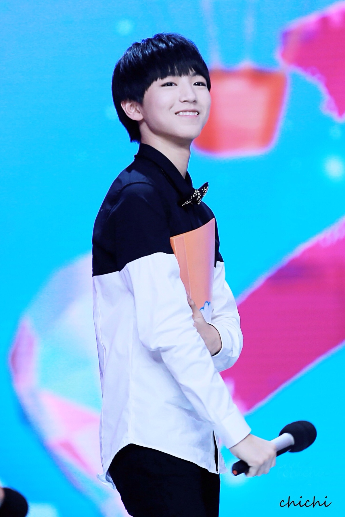 tfboys 王俊凯 cr.logo 150322 快乐大本营录制