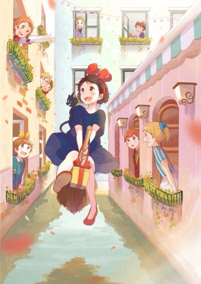 宫崎骏电影小魔女 - 堆糖,美图壁纸兴趣社区
