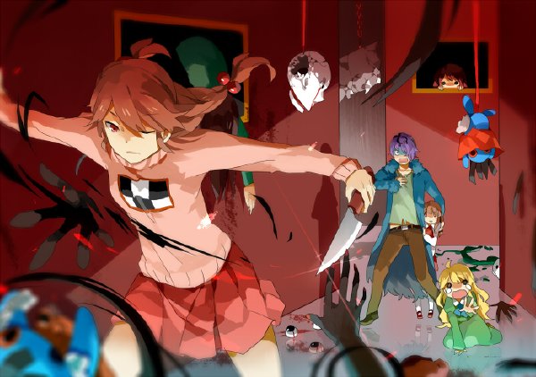 ib恐怖美术馆&amp;梦日记 二次元游戏插画 侵删