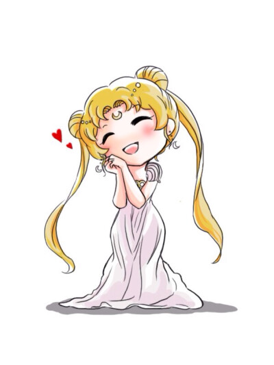 美少女战士 月野兔 水冰月 倩尼迪月亮公主 同人 q版 插图手绘 头像