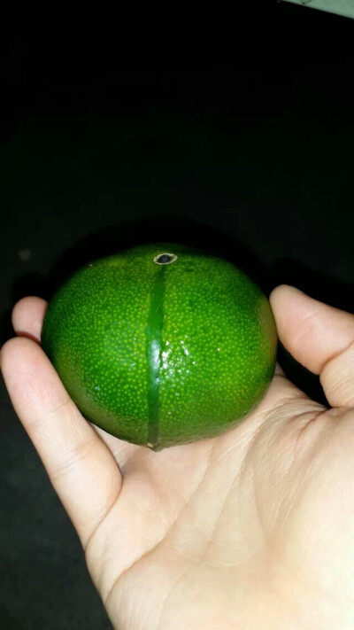绿色橘子恐怖图片