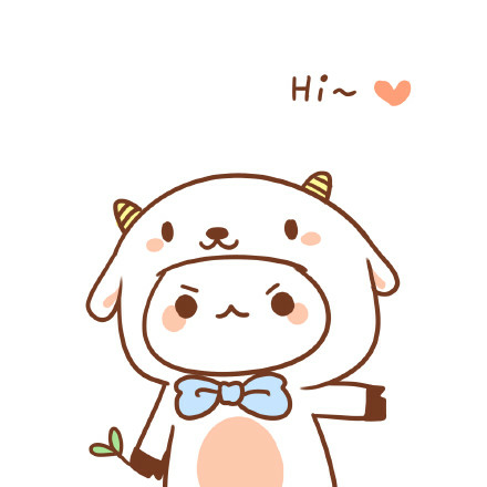 平铺 壁纸 高清壁纸 plus壁纸 白底简图 动漫卡通人物 头上长草的颜