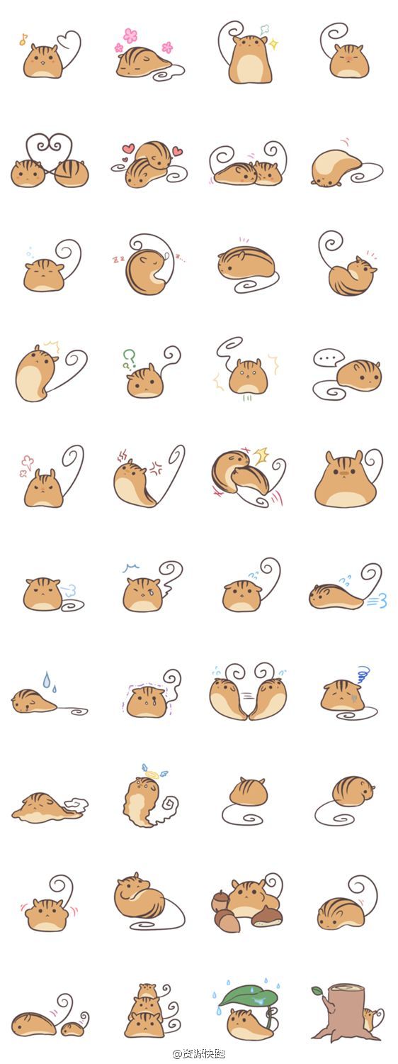 手帐·手绘·素材·萌猫