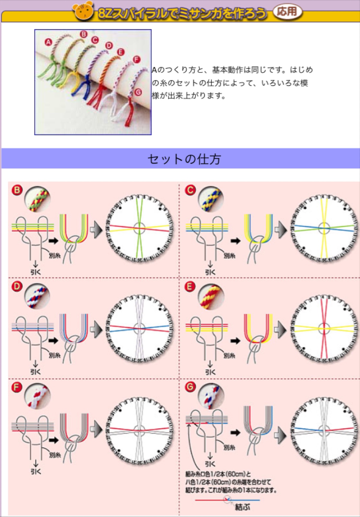 盘编手绳图解