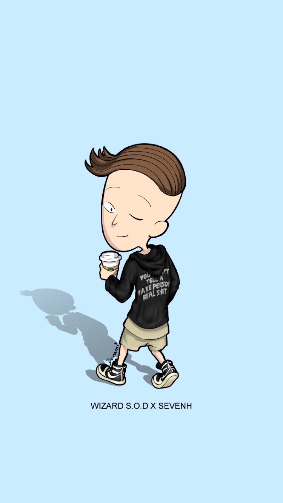 土豪情侣 #哆啦a梦 #蜡笔小新 #樱桃小丸子 插画 via:插画师dorami