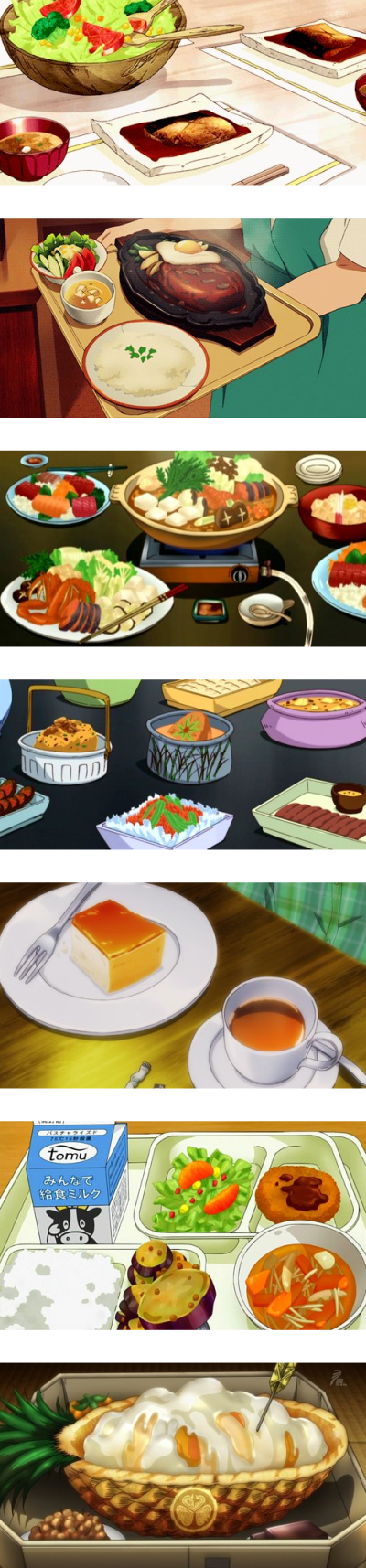 二次元美食;动漫美食