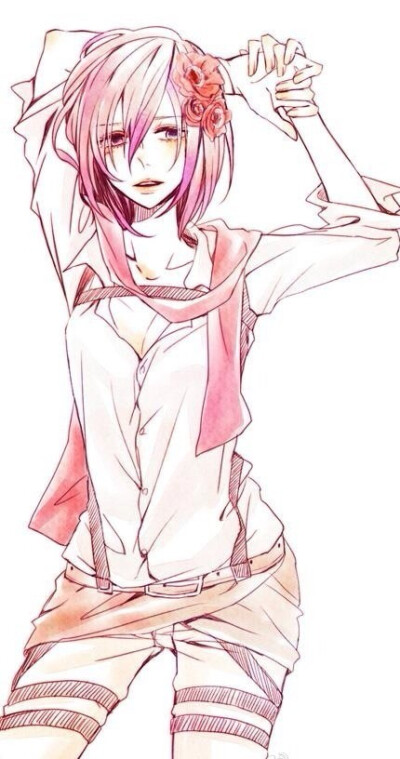 公生 萌 女生 动漫 情侣 二次元 虐心 催泪 治愈 青春 插画 p站 画师