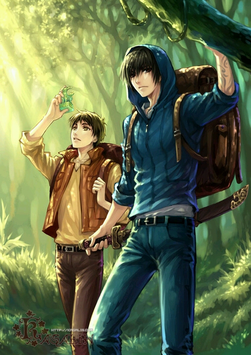 【此间少年】二次元 美少年 盗墓笔记 吴邪 张起灵 瓶邪 动漫 插画