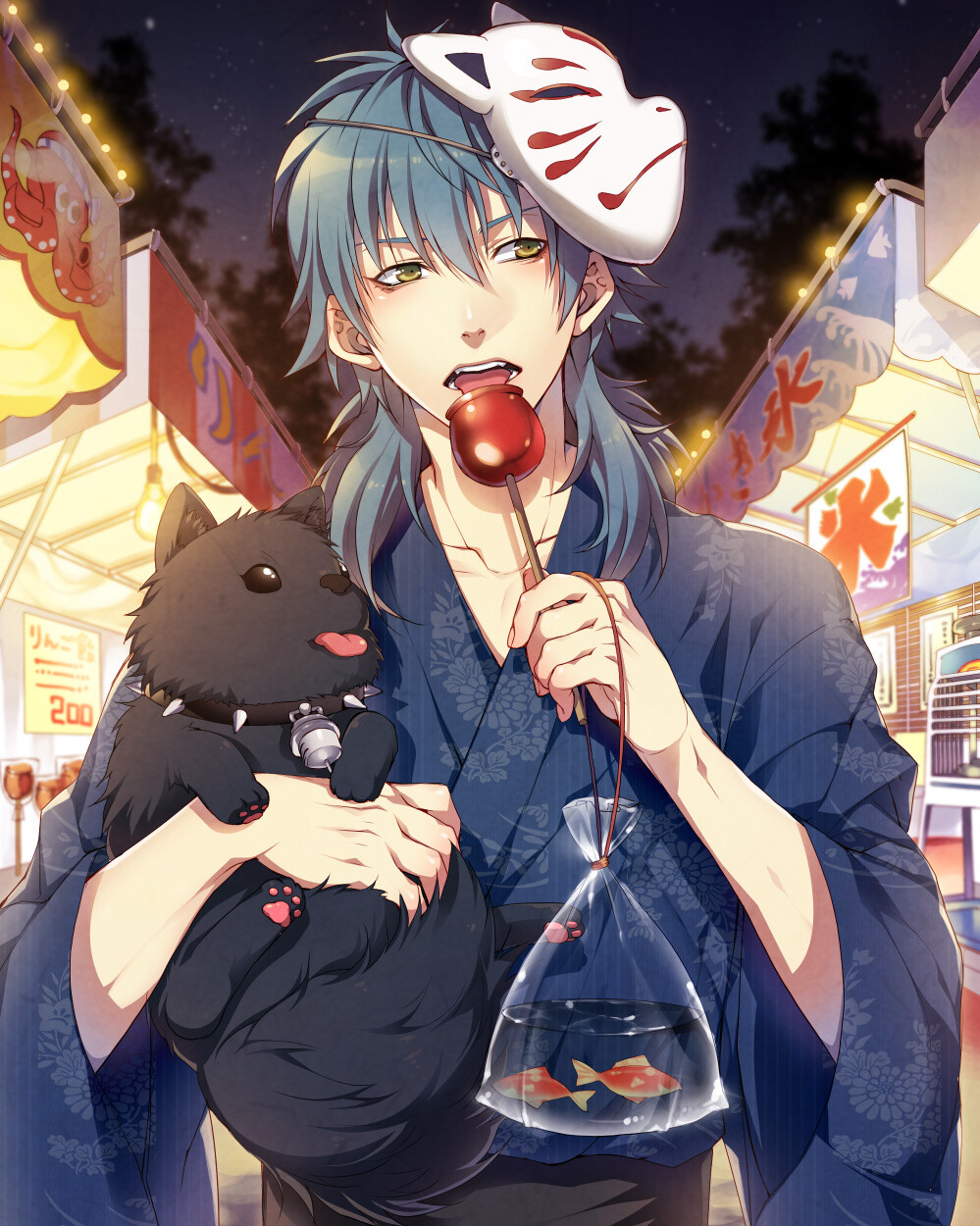 『dramatical murder』 苍叶 お祭り苍叶 这张莲真的好可爱嗷嗷嗷qwq