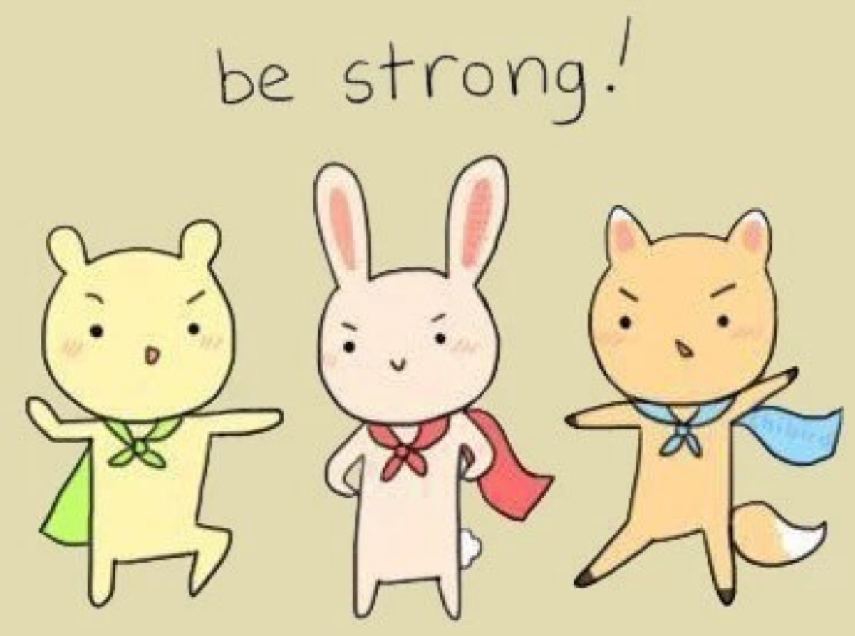 be strong!卡通壁纸