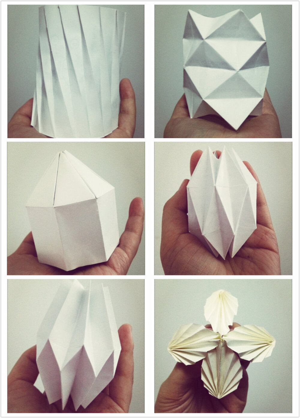 大学生三维折纸图片
