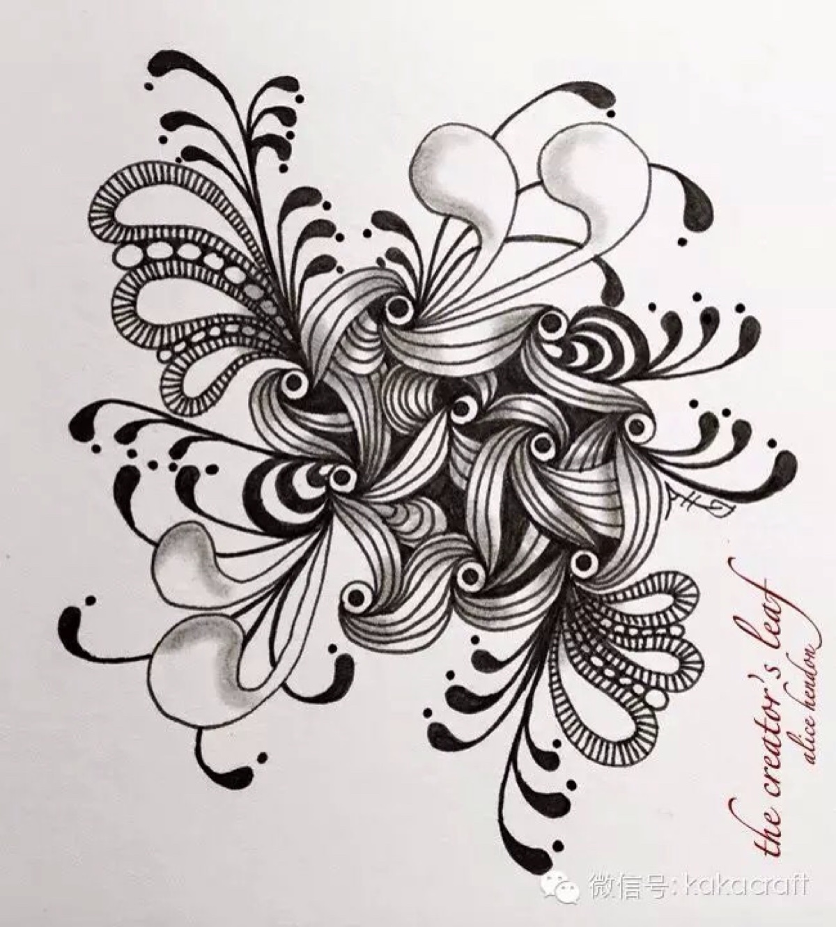 禅绕画爱好者作品