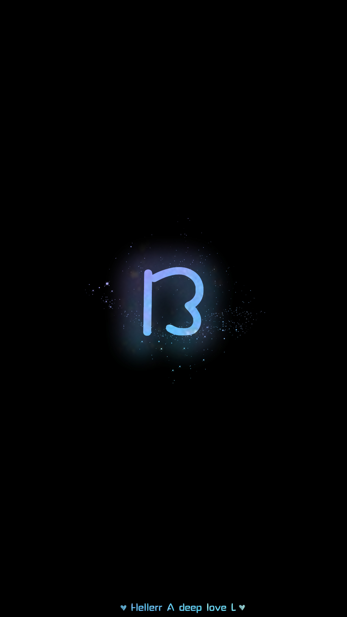 【黑底26个英文字母,炫彩版】[禁二改禁商用]更多de原创自制壁纸,平铺