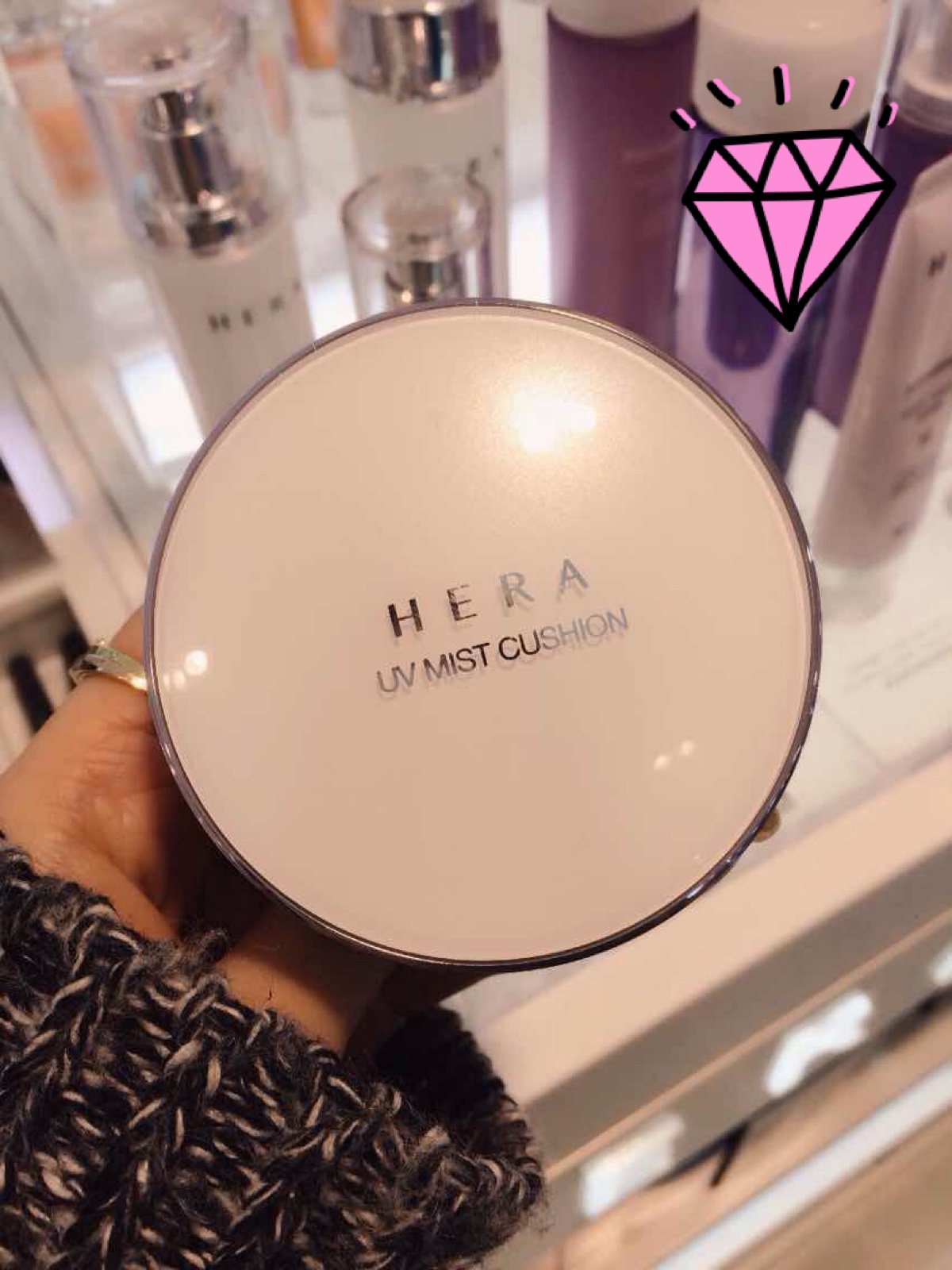 安利好货#hera赫拉气垫粉饼,我这混合偏油皮秋冬很喜欢用这款,相独创