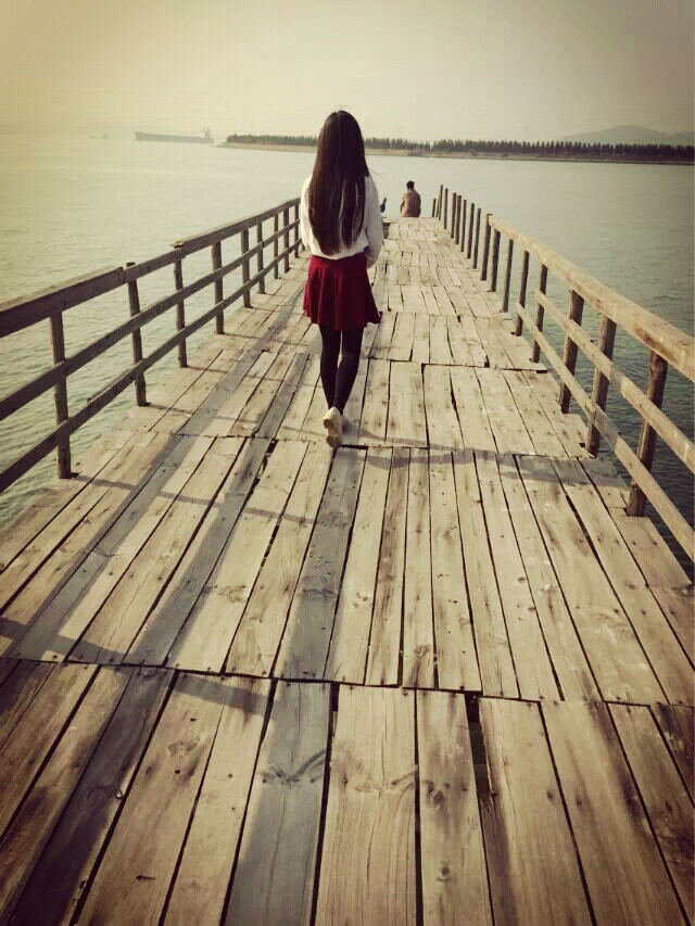 海边背影图. - 堆糖,美图壁纸兴趣社区