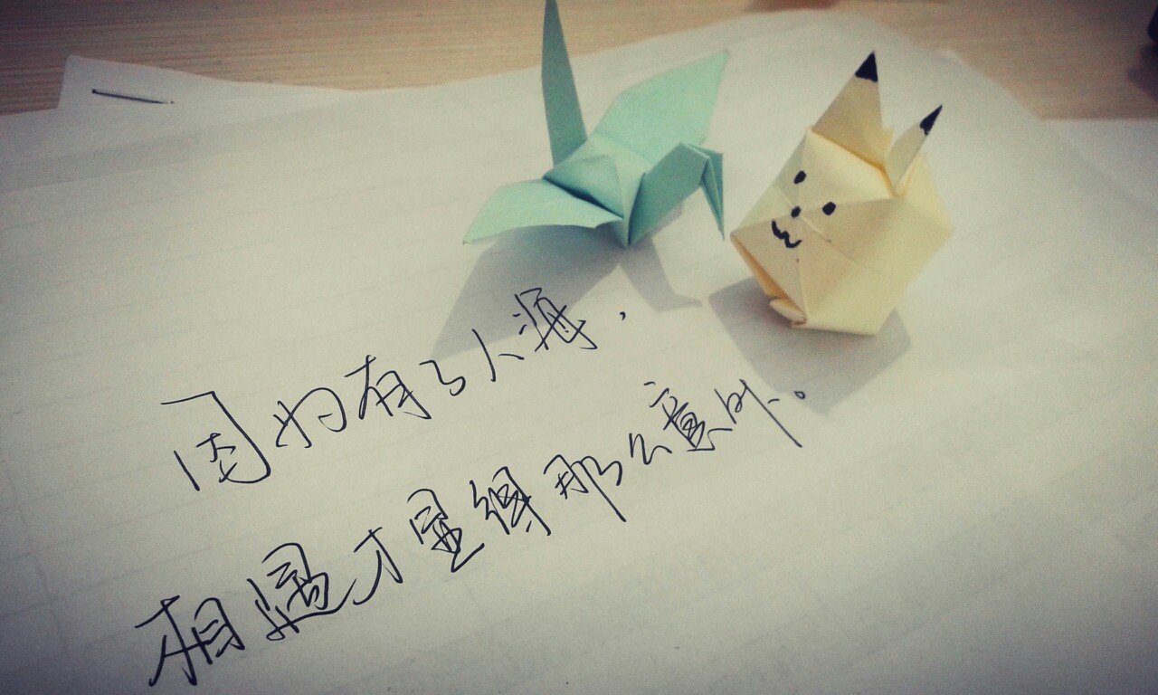 因为有了人海 相遇才显得那么意外.