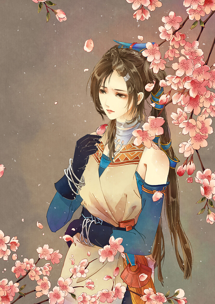 插画师:卯时白鲤.古剑奇谭,风晴雪,古风,女子,屠苏