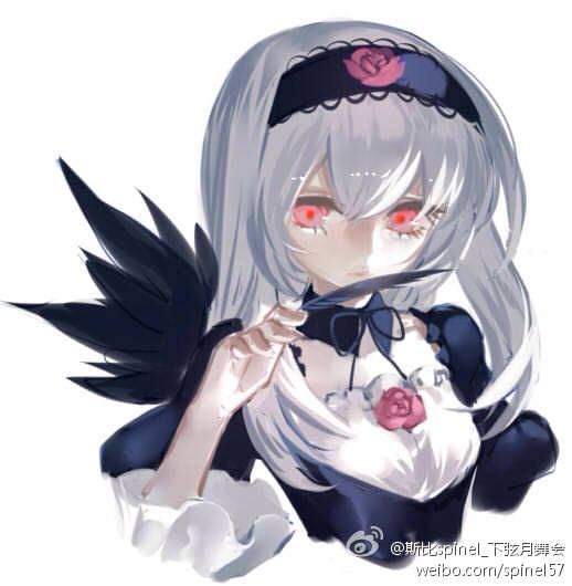 蔷薇少女 水银灯 主席 汞灯 二次元 插画 少女 头像 斯比大大的作品