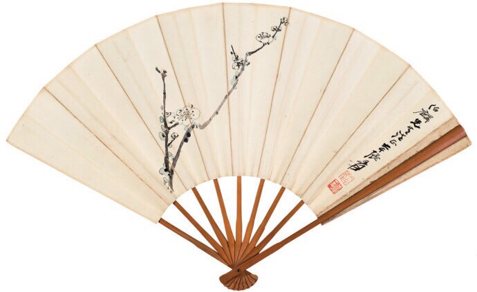 【张大千精美扇面画】张大千曾论画: 画中要它下雨就可以下雨,要出