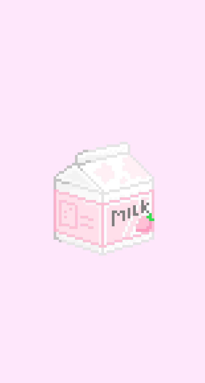 小可爱 自制 草莓 牛奶 壁纸