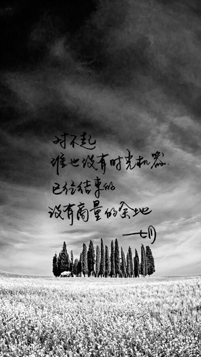 暖心语录 练字 书法 唯美 意境 文艺 文字 句子 文字控 七月手写 壁纸