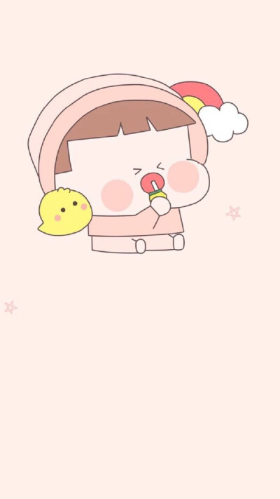 iphone壁纸 萌物 可爱 背景 套图 韩系 插画 素材 ╯з ) 麽麽