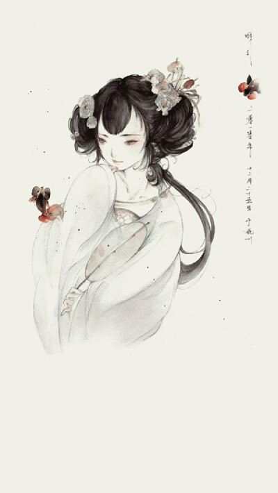 银烛秋光冷画屏,轻罗扇扑流萤.#唯美 古风