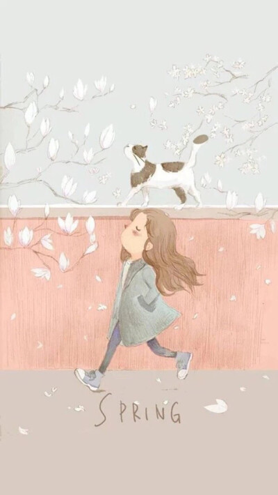 iphone壁纸 平铺 解锁#女孩