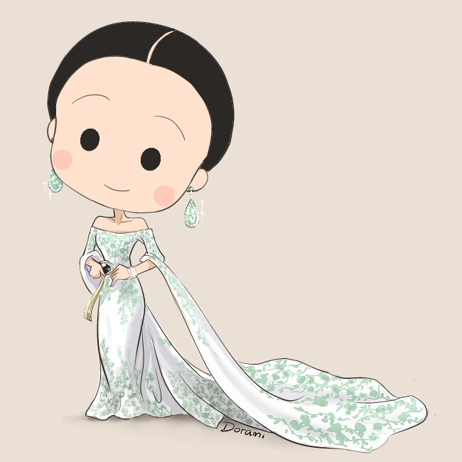 卡通个性情侣头像 花纹 小丸子 简单锁频壁纸 by 插画师dorami