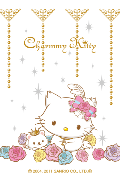 可爱卡通~~charmmy kitty是hello kitty的宠物,它掌管着hello kitty