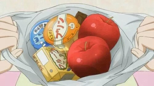 去超市买零食啦～ 『 动漫美食截图』