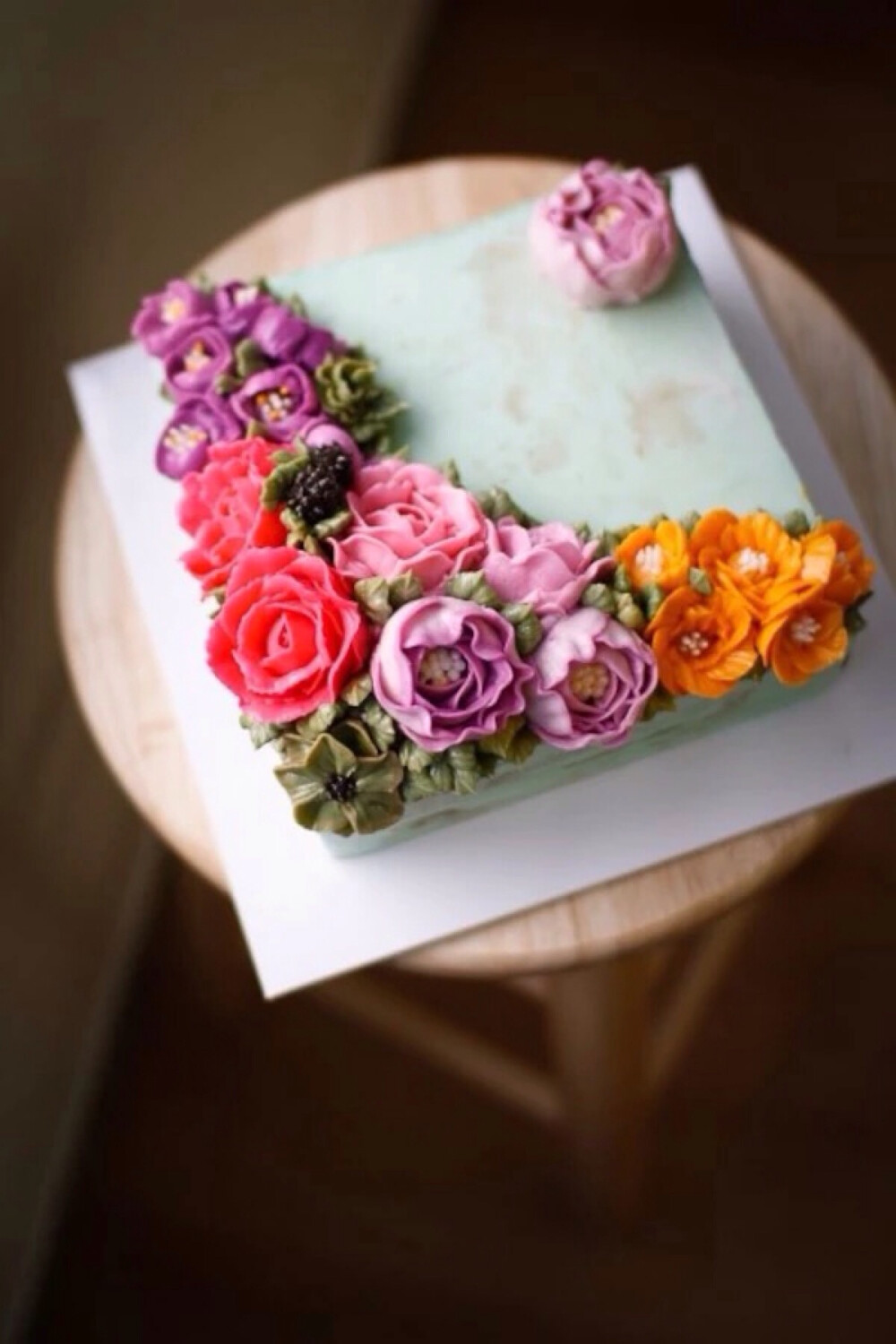 食物文艺裱花蛋糕