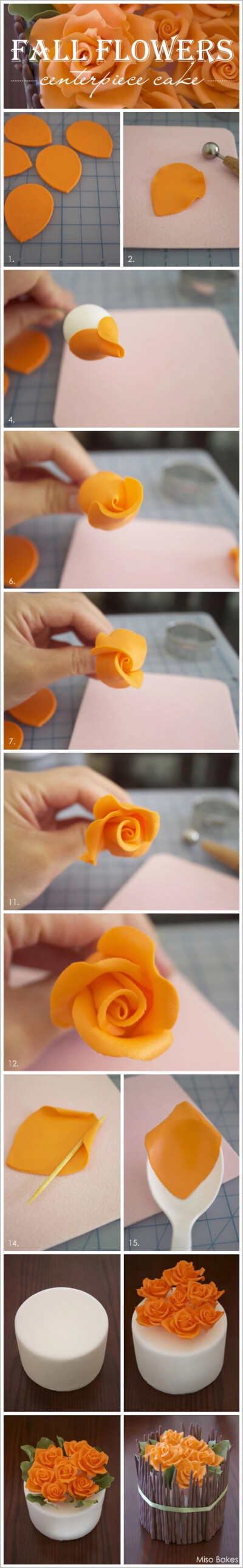 玫瑰花怎么做粘土图片