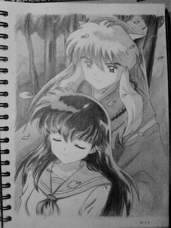 犬夜叉,戈薇.竟看到了你温柔的眼神.