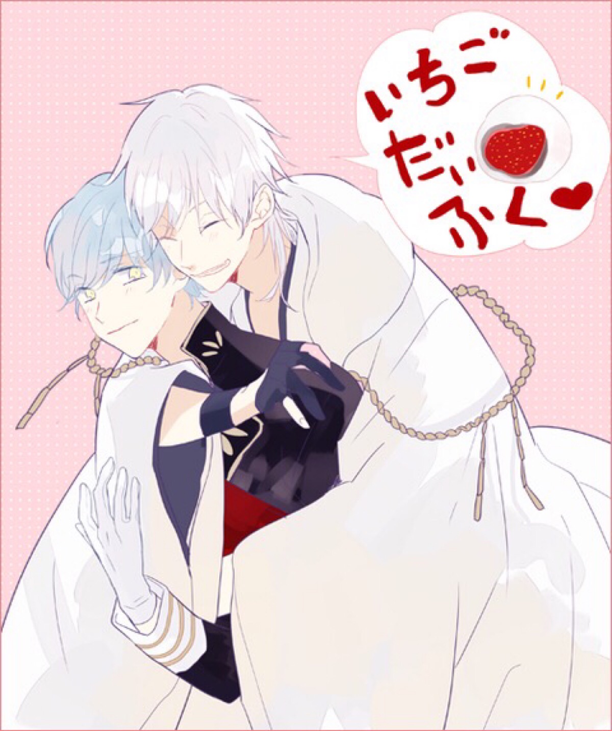 刀剑乱舞 鹤丸国永 一期一振〔画师:ミオ