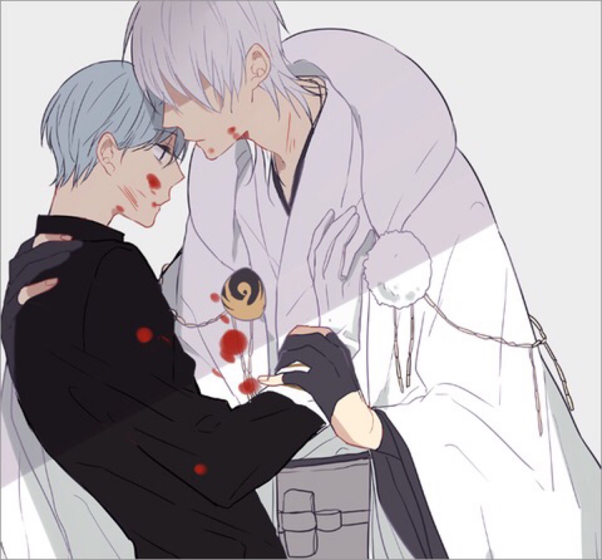 刀剑乱舞 鹤丸国永 一期一振〔画师:ミオ