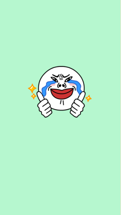 line 壁纸 锁屏 卡通 萌萌 原创 袜子家