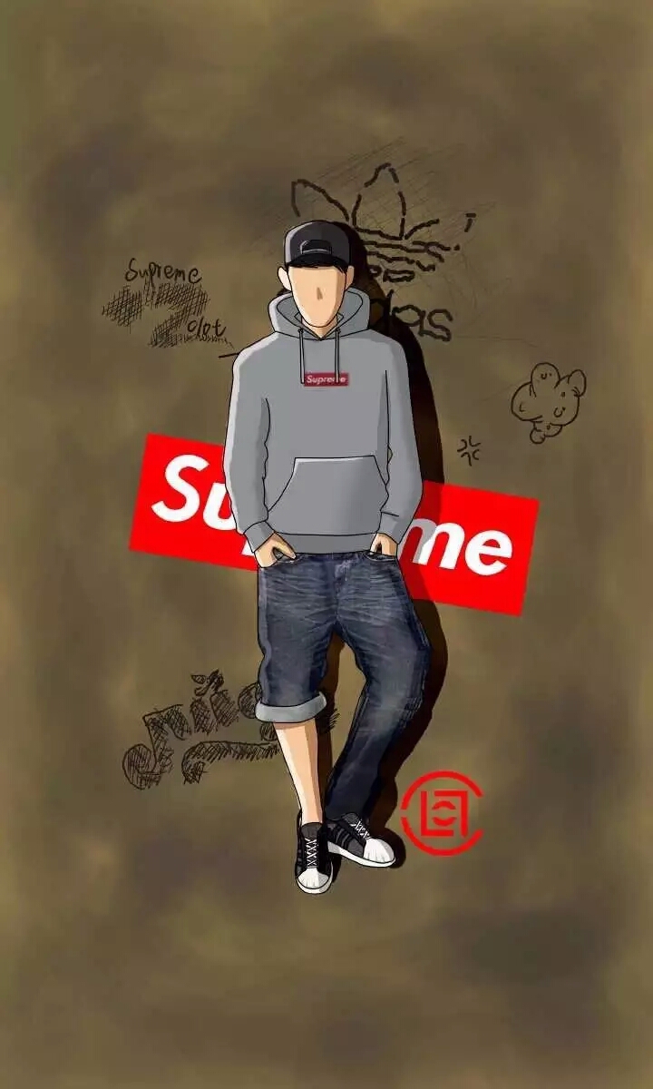壁纸supreme帅小子