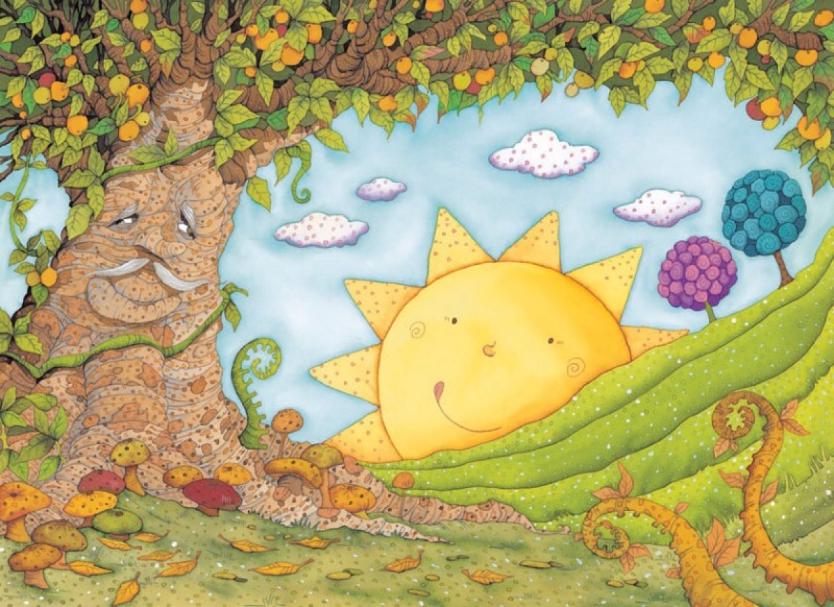 儿童画 卡通插画 壁纸