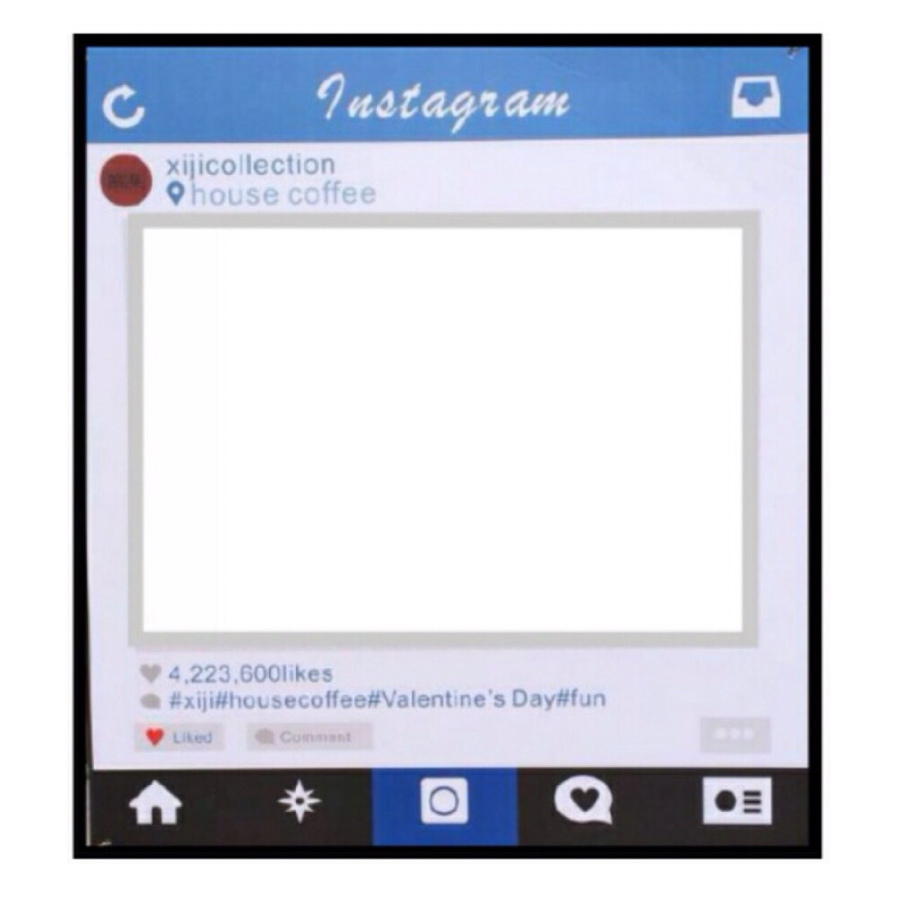 instagram界面边框图片