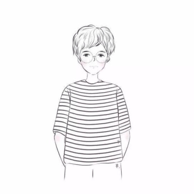 黑白情侣双人头像