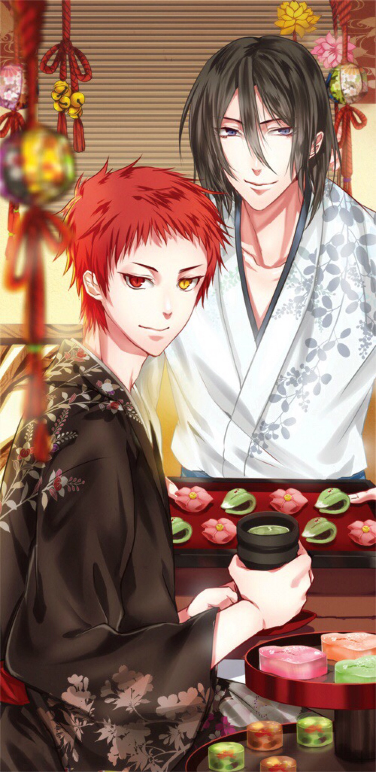 黑子的篮球#洛山#赤司征十郎#实渕玲央#壁纸#插画#二次元#动漫#美