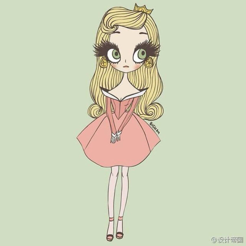 长睫毛女孩之:迪士尼公主