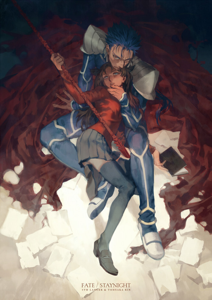 fateLancer,fateassassin fate 枪凛 远坂凛 lancer 来源网络 侵权删