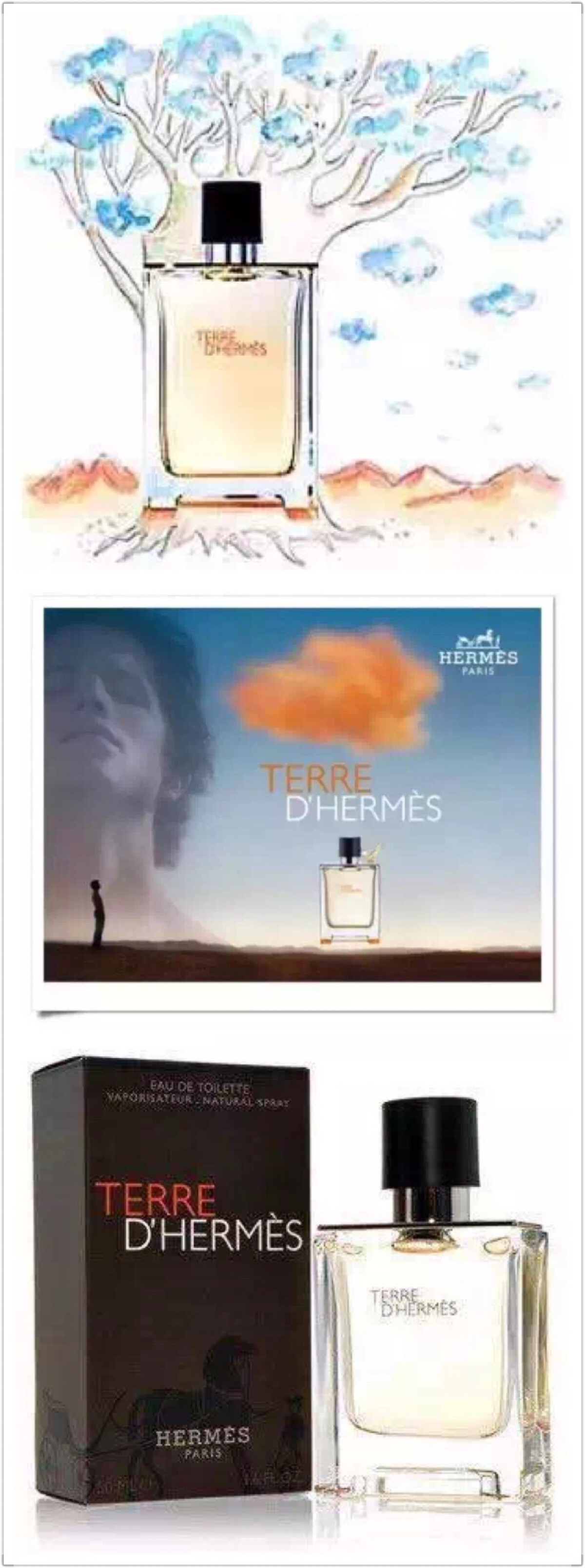 爱马仕大地香水广告图片