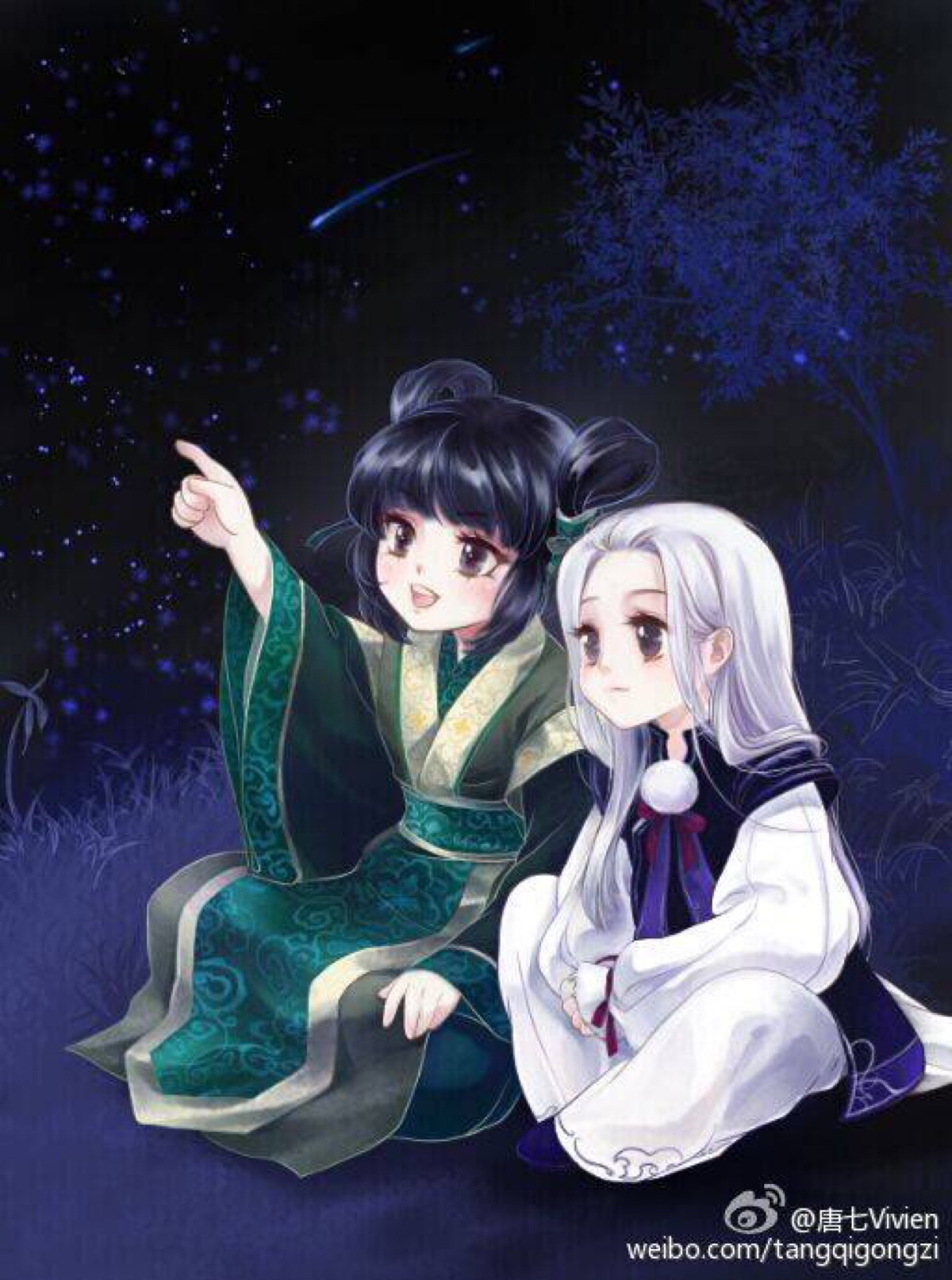 白滚滚,阿离(糯米团子)