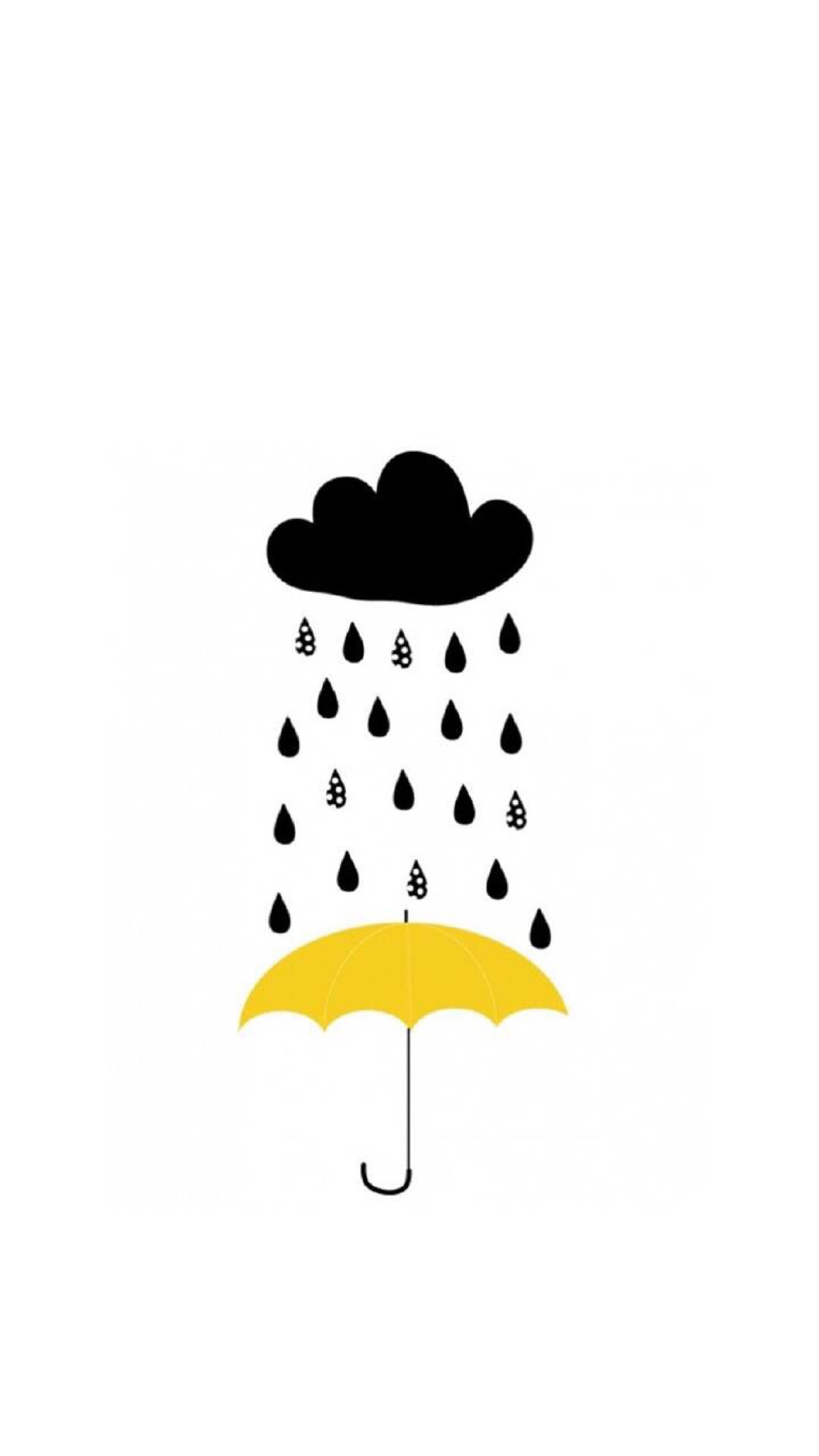 雨伞 手机壁纸 锁屏 iphone