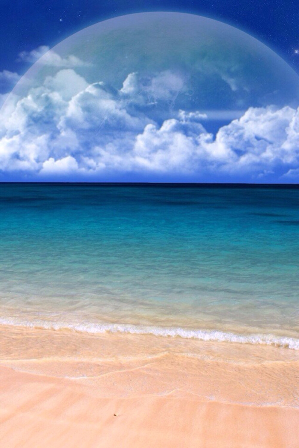 美丽海滩 蓝天碧水 沙滩 唯美风景 自然景观… 
