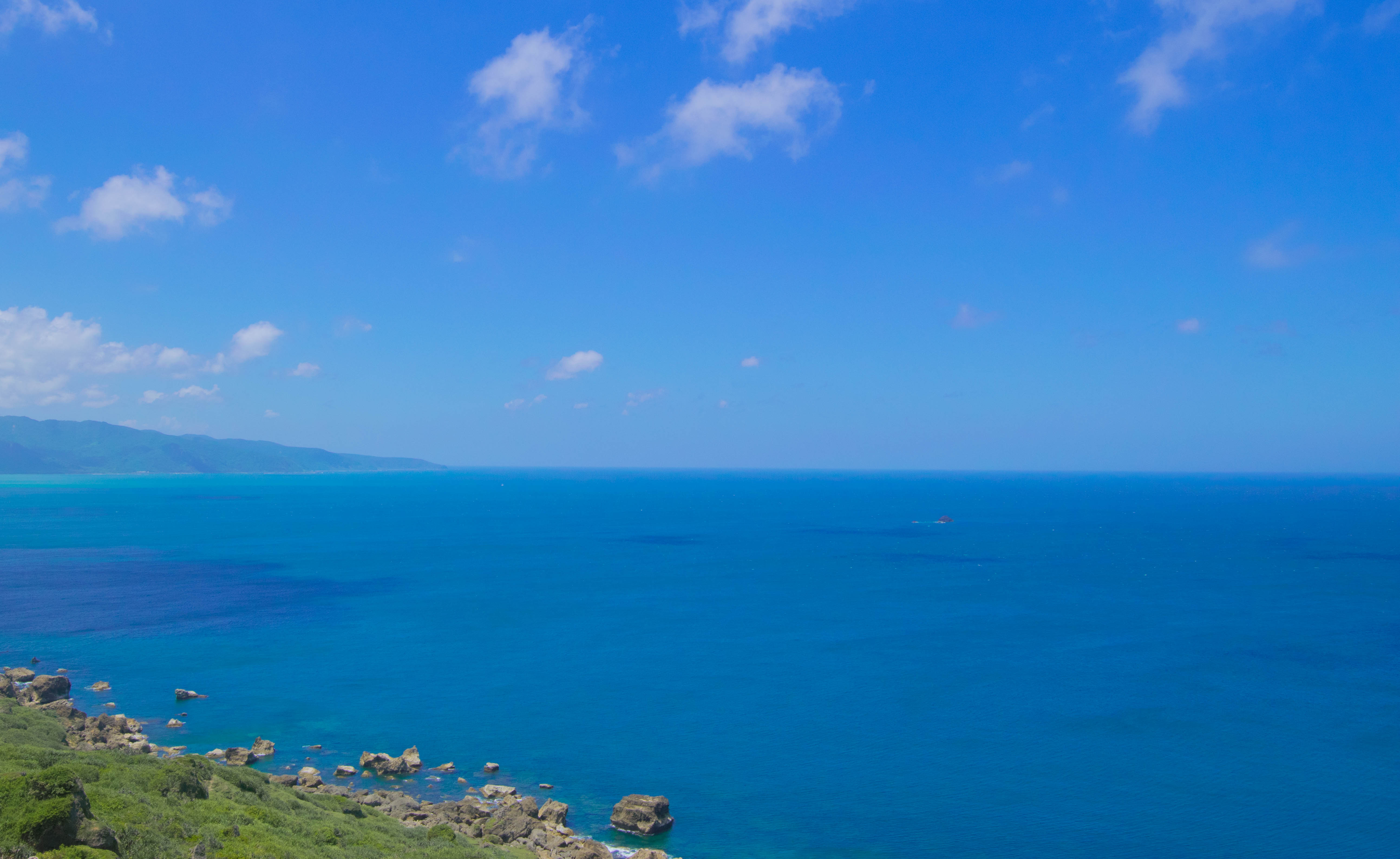 垦丁的海,蓝的不像话